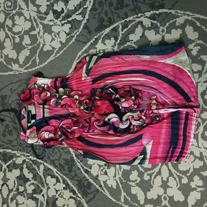 Women's Ruffle Blouse Sleeveless